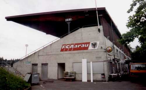 Stadion Brgglifeld - Tribne Seitenansicht