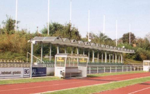 Stadion Klausdorf - Tribne im Detail