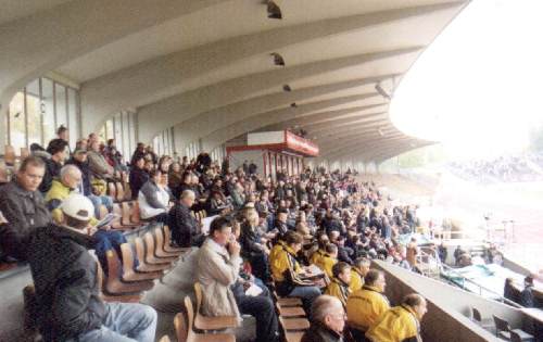 Rosenaustadion - Blick über die Tribüne