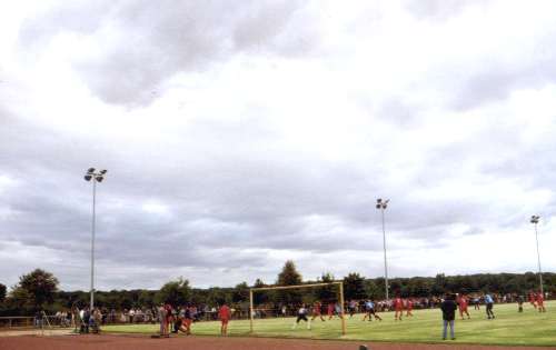 Sportplatz an der Klosterstrae, Delhoven - Vereinsheim