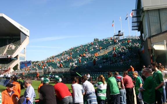 Lansdowne Road - Hintertortribüne