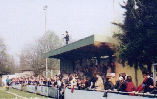 Stadion Papiermühle - Tribne Groaufnahme