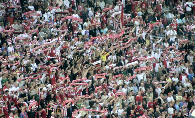 Multifunktionsarena Düsseldorf - Fortunen mit Schalparade