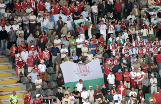 Estádio Municipal de Braga - Eingestreute Bulgaren