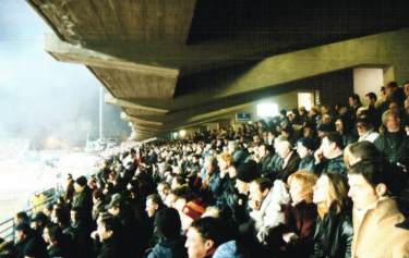 Carlo Castellani - Blick über den Unterrang der Hauptribüne