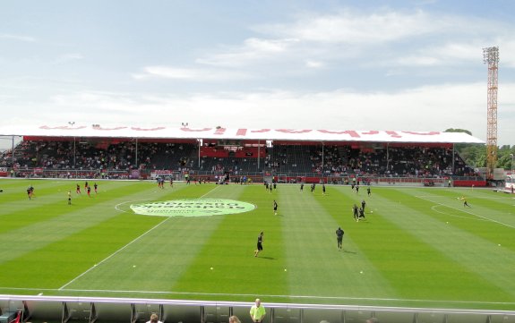 Mobiles Stadion im Arena-Sportpark