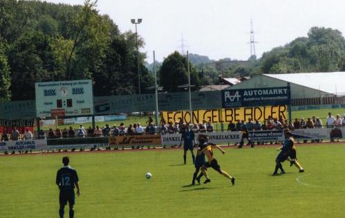 Wasenstadion - Gästefans 'Legion gelbe Adler'