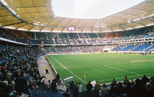 AOL-Arena - Hintertortribüne