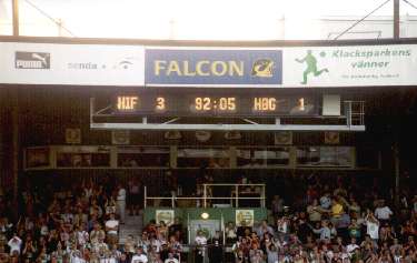 Söderstadion - Endergebnis