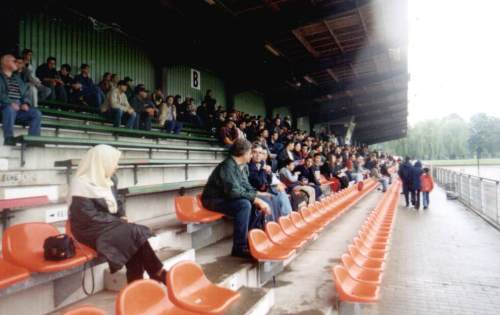 Jahnstadion  - Blick ber die Tribne