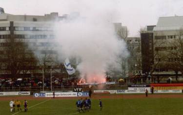 Gstefans auf der Gegengeraden