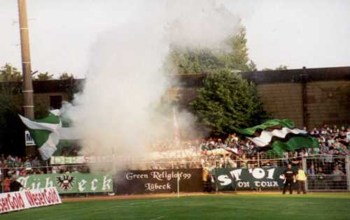 Holstein-Stadion - VfB-Fans Panoramabild