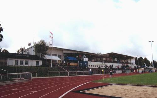 Stadion an der Jesinger Allee - Tribünenbereich