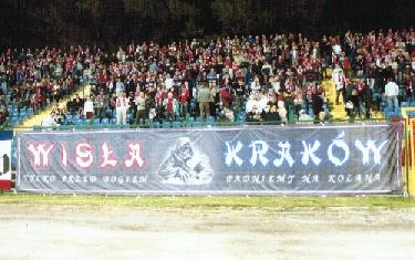 Stadion Wisła - Transparent Wisła