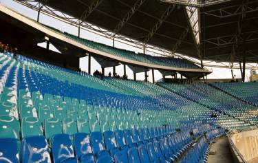 Zentralstadion - Blick ber die Seitentribne Sektor A