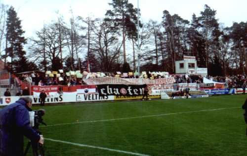 Stadion Wilschenbrook - Choreographie Fortuna-Fans