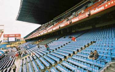 Vicente Calderón - Blick über die Tribüne