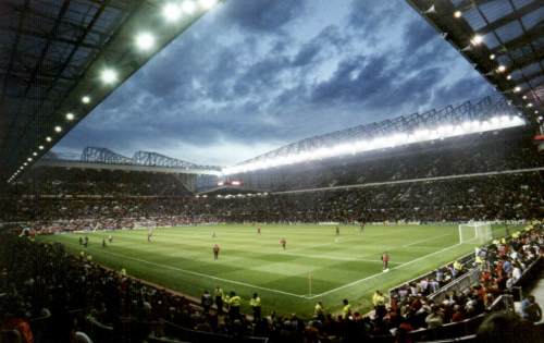 Old Trafford - Totale beim Spiel