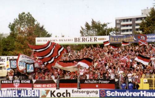 Stadion Kreuzeiche - Heimfans