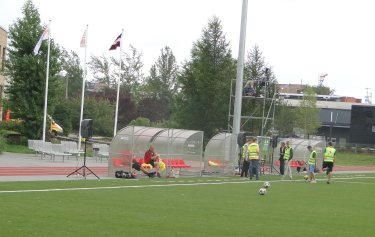 Hanzas vidusskolas stadionā