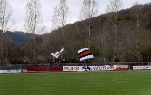 Salmtal-Stadion - Away-Fans