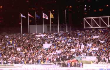 Olimpijski Stadion Kosevo - Kurve besetzt