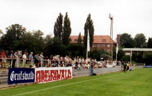 Stadion Paulshöhe - Sitzplätze besetzt