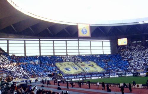 Estadio Olimpico Sevilla - Choreographie FC Porto