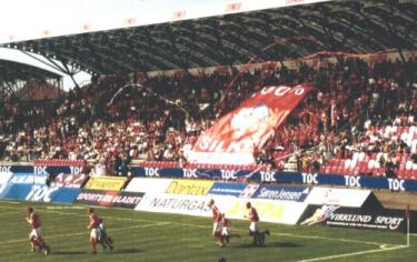 Silkeborg Stadion - Detailaufnahme TDC-Tribüne