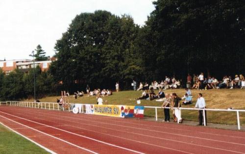 Elbestadion - Längsseite Graswall