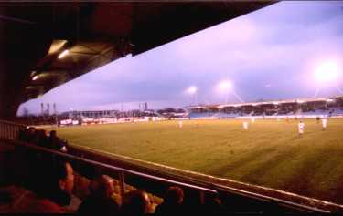 Jade-Stadion - Totale von Haupttribüne aus