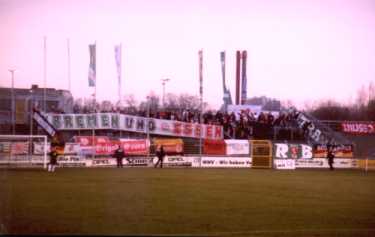 Jade-Stadion - Gästekurve