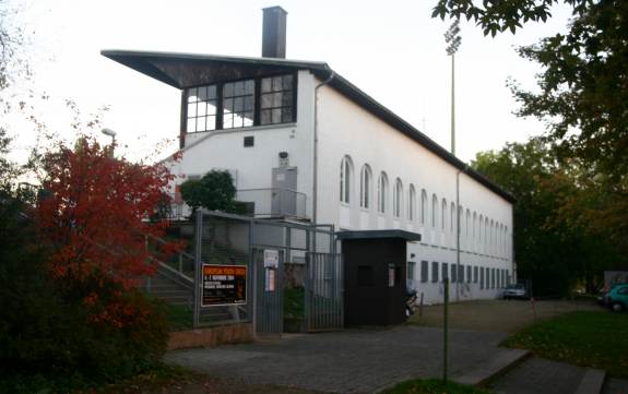 Stadion an der Berliner Straße - Tribüne Rückansicht