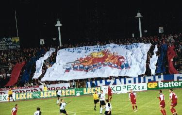 Stadion Gornika - Blockfahne